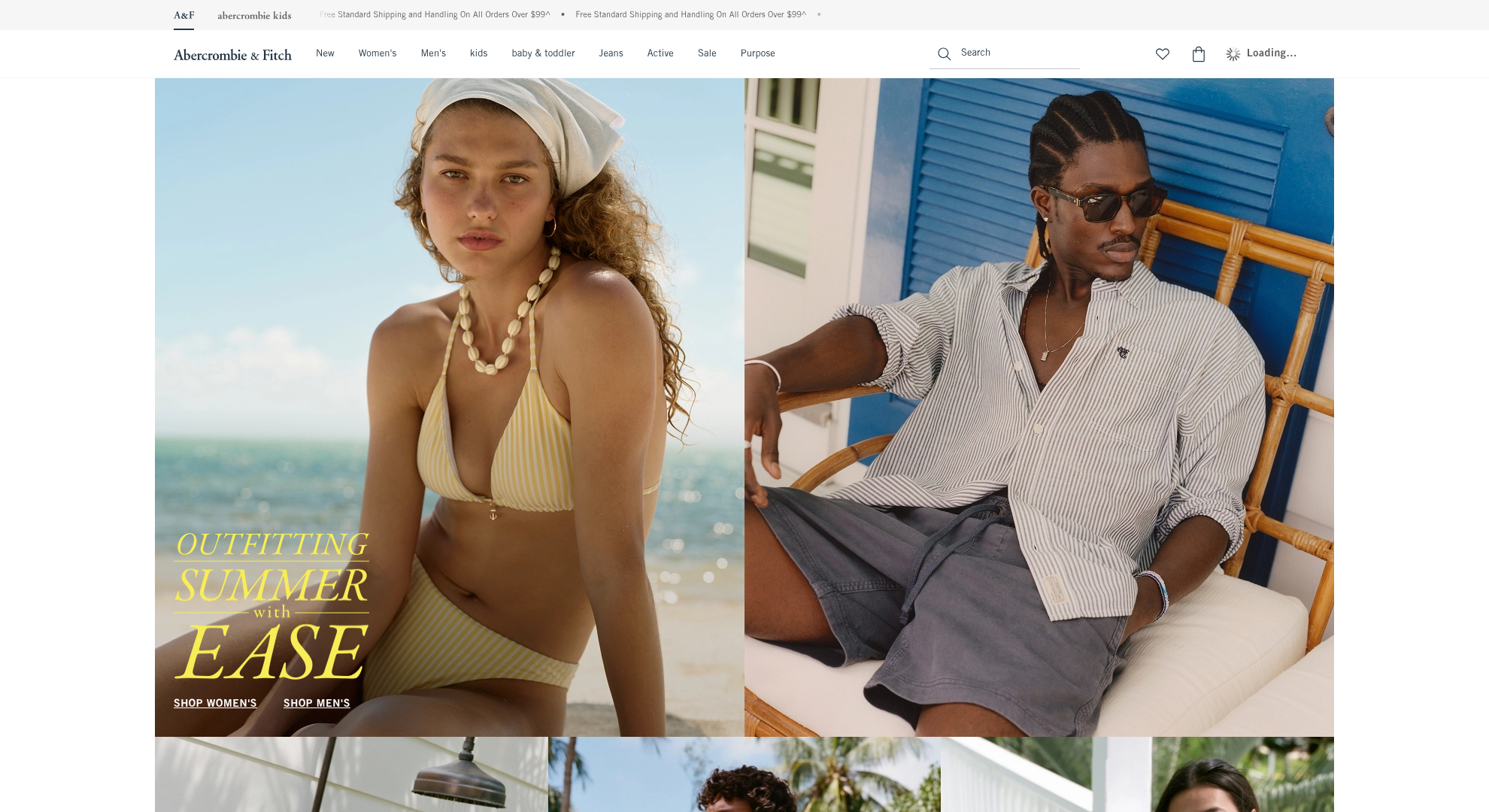 Abercrombie & Fitch Homepage Promotion