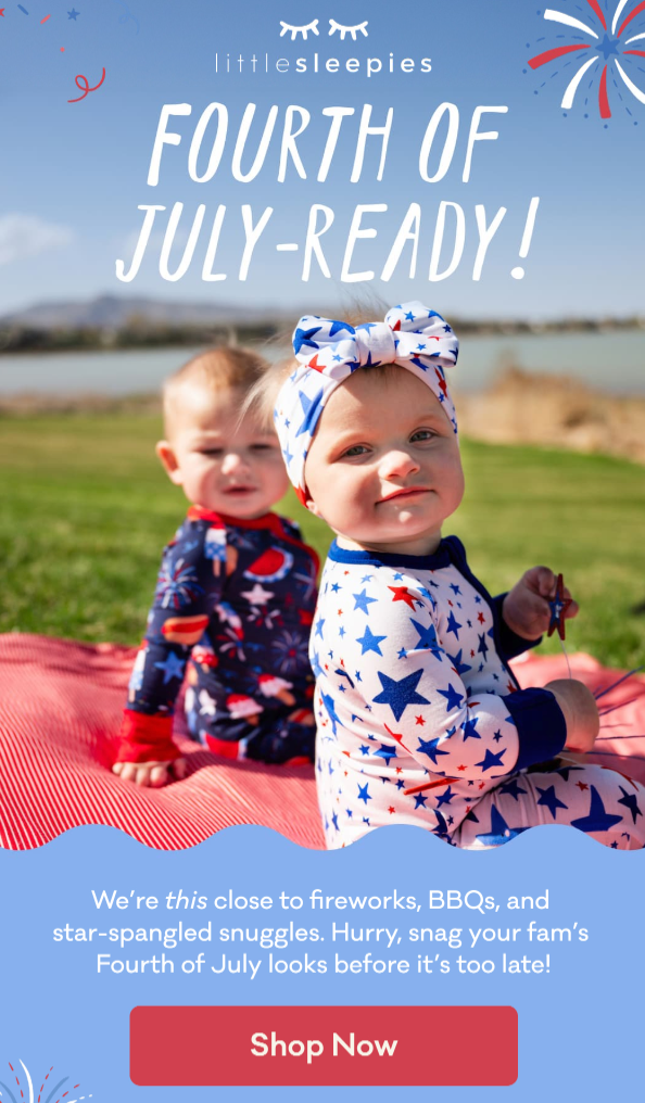 Little Sleepies Email – May 13